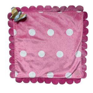 Disney Baby Parks Security Blanket Lovey Pink Girl Minnie Butterfly Dots Hearts